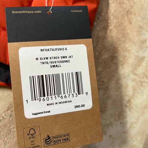 The North Face Men's S Belleview Stretch Down Jacket - Picture 5 of 5